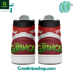 Kirklynnagency The Grinch Christmas AJ1 High Sneakers Shoes For Men And Women (3)