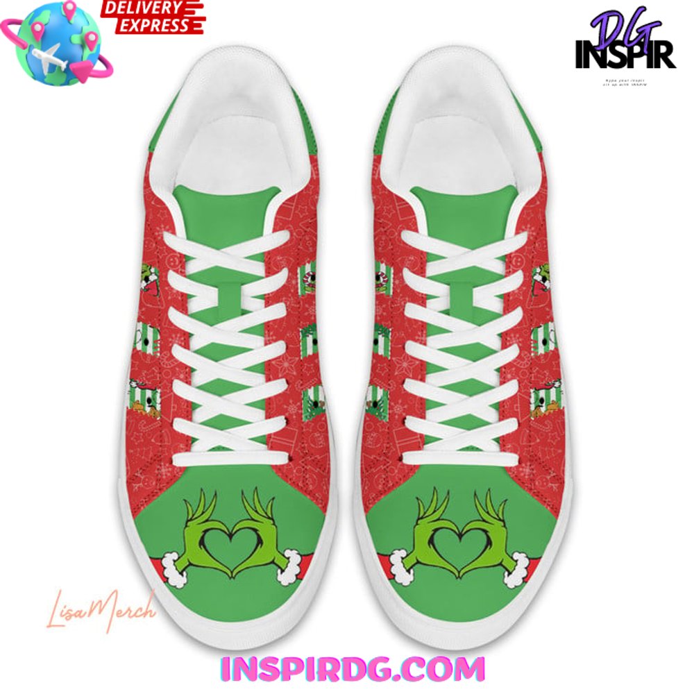 Kirklynnagency The Grinch Skate Stan Shoes Sneakes For Men And Women 2 (3)