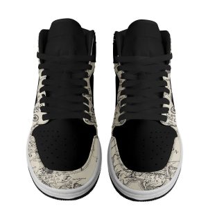 Kirklynnagency The Lord Of The Rings AJ1 High Sneakers Shoes For Men And Women 5 (2)