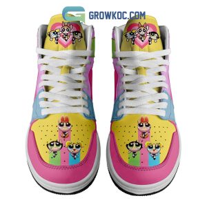 Kirklynnagency The Powerpuff Girls AJ1 High Sneakers Shoes For Men And Women 2 (2)