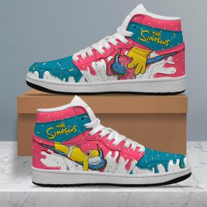 Kirklynnagency The Simpsons AJ1 High Sneakers Shoes For Men And Women 4 (1)