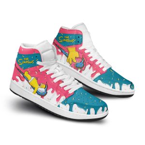 Kirklynnagency The Simpsons AJ1 High Sneakers Shoes For Men And Women 4 (3)
