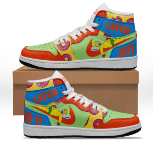 Kirklynnagency The Simpsons AJ1 High Sneakers Shoes For Men And Women (2)