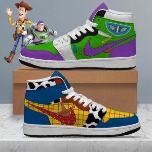 Kirklynnagency Toy Story AJ1 High Sneakers Shoes For Men And Women 1 (1)