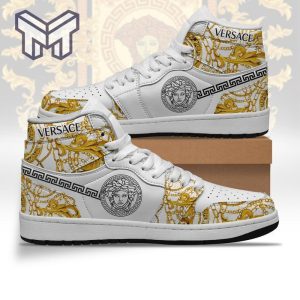 Kirklynnagency Versace AJ1 High Sneakers Shoes For Men And Women 1 (2)