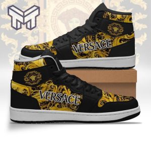 Kirklynnagency Versace AJ1 High Sneakers Shoes For Men And Women 3 (2)