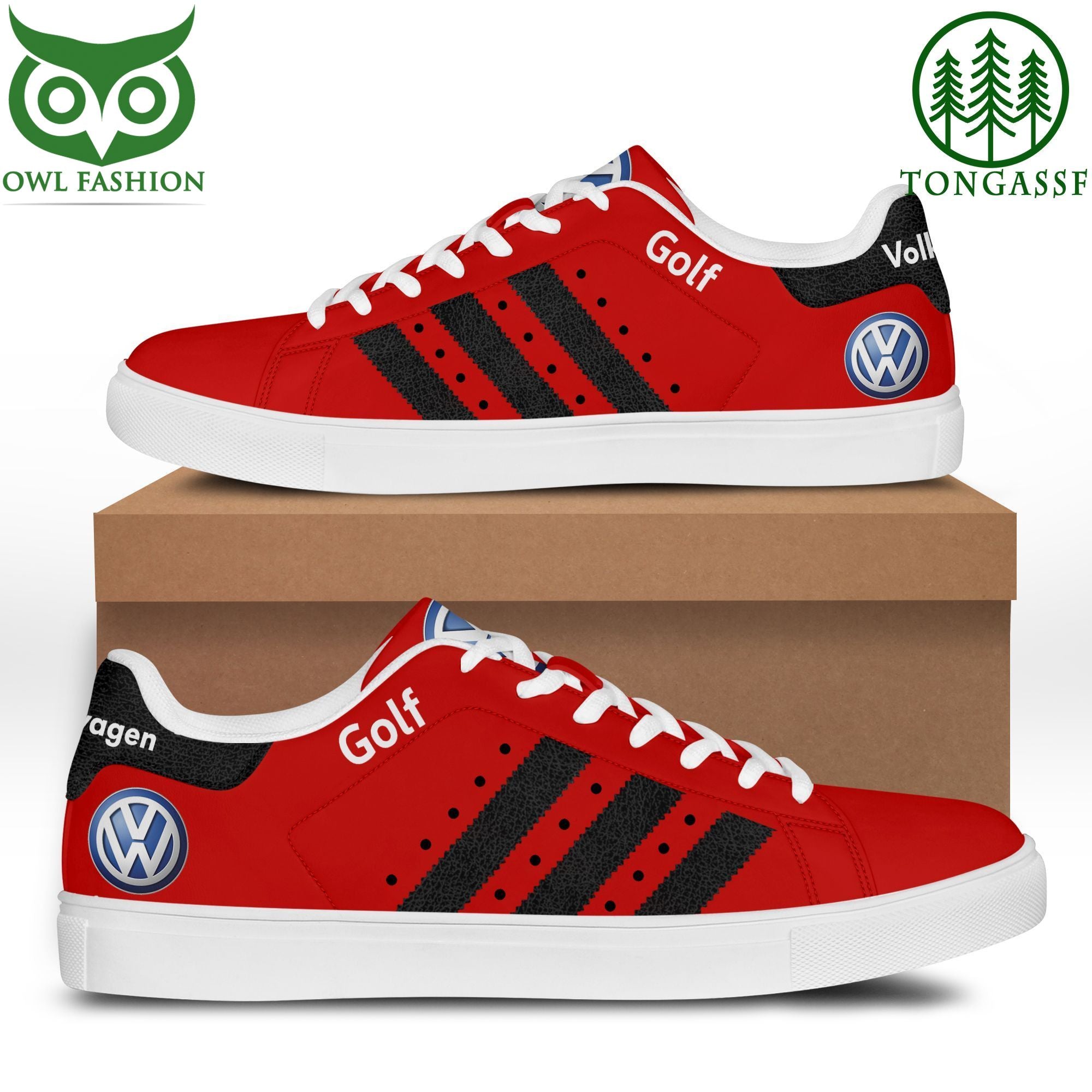 Kirklynnagency Volkswagen Golf Skate Stan Shoes Sneakes For Men And Women (3)