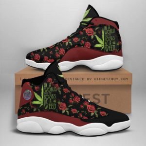Kirklynnagency Weed AJ13 Sneakers Shoes For Men And Women 34 (1)