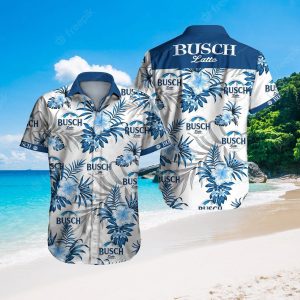 3D Litmus Busch Light Bud Beer Unisex Kids Hawaiian Shirt