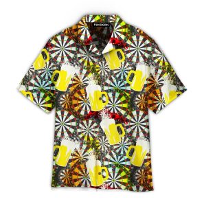 All I Want To Do Is Darts And Beer Trendy Hawaiian Shirt