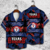 All Over Print Palm Trees Texas Rangers Hawaiian Shirt