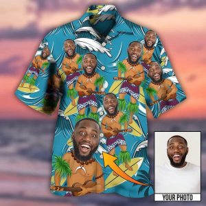 KLA Laughs: Personalized Hawaiian Shirt with Face Funny Style