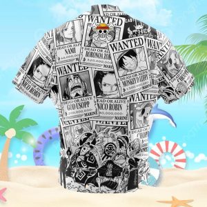 KLA Strawhat One Piece Button Up Hawaiian Shirt