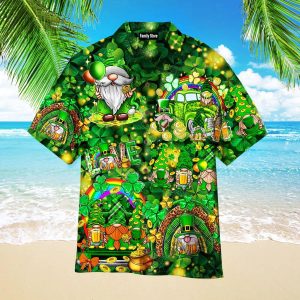 Amazing Irish Gnomes So Cute On St Patrick Day Hawaiian Shirts