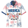 American Pride Cow Beer Themed Hawaiian Shirt