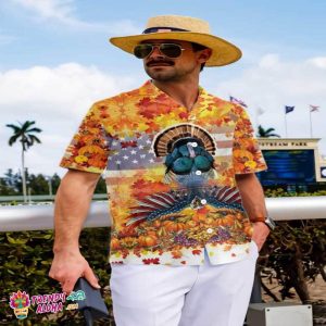 American Turkey Thanksgiving Hawaiian Shirt, Unique Gift For Thanksgiving Day