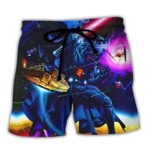 Anakin Skywalker Darth Vader Starwars Trendy KLA Hawaiian Beach Shorts