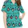 Ariel Princess Hawaiian Christmas Little Mermaid Disney Hawaii Lights Shirt