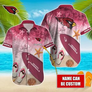 Arizona Cardinals Custom Name Hawaiian Shirt