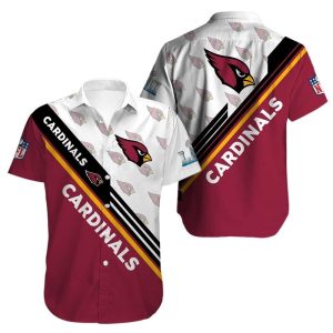 Arizona Cardinals Hawaiian Shirt Trendy KLA Design 01, Cardinals Hawaiian Shirt Trendy KLA Design 01