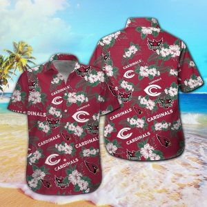 Arizona Cardinals Tropical Hawaiian Elegance Short Sleeve Design Shirt