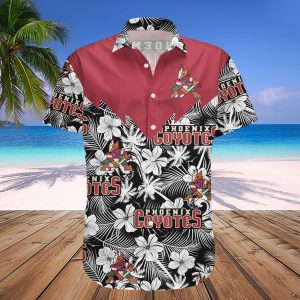 Arizona Coyotes Hawaii Shirt Tropical Seamless- NHL