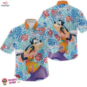 Assorted Disney Characters Fun Hawaiian Shirts Tropical Collection