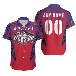 Atlanta Braves Legends Captain MLB Baseball Team Logo 3D Designed Allover Gift With Custom Name Number For Braves Fans Hawaiian Shirt – MLB