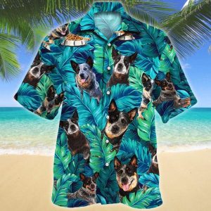 Australian Cattle Dog Lovers Gift Hawaii Shirt, Cow Trendy Hawaiian Shirt For Summer Gifts