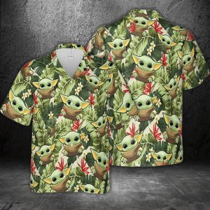 Baby Yoda Galactic Unisex Hawaiian Exploration