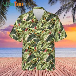 Baby Yoda Lost In The Forest Star Wars Trendy Hawaiian Shirt, Gifts For Star Wars Fans Perfect Gifts For Your Loved Ones