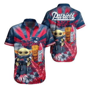 Baby Yoda Patriots Hawaiian Shirt Patriots Gift Perfect Gifts For Your Loved Ones