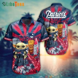 Baby Yoda Patriots Trendy Hawaiian Shirt Patriots Gift Perfect Gifts For Your Loved Ones