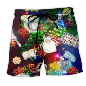 Baking Lover Amazing Christmas Trendy KLA Hawaiian Beach Shorts