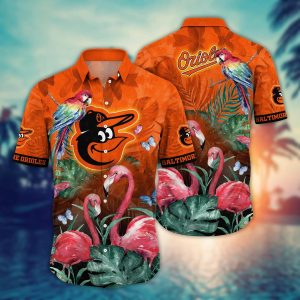 Baltimore Orioles MLB Hawaiian Shirt Warm Breezes KLA Shirt