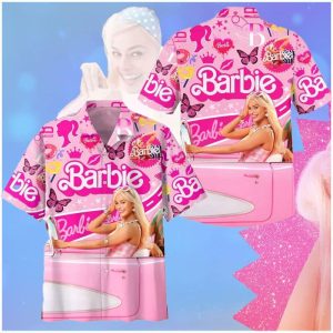 Barbie Movie Bachelorette Party Hawaiian Shirt