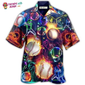 Baseball The Others Chase My Ball Funny Fire Hawaiian Shirt – Trendy KLA