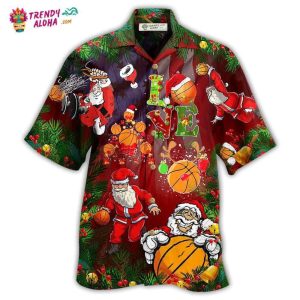 Basketball Santa Love Basketball Hawaiian Shirt – Trendy KLA