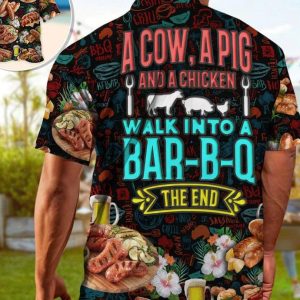 Bbq – Trendy Hawaiian Shirt, Hawaii Shirt Party Summer, Gifts For Bachelor Party, Hawaiian Set Gift, Motivational Trendy Hawaiian Shirt, Gift Family.