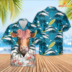 Beefmaster Comical Design Hawaiian Shirt 3D All Over Printed