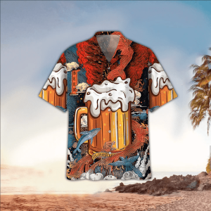 Beer KLA Hawaii Shirt, Perfect Trendy Hawaiian Shirt For Beer Lover