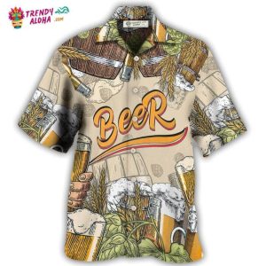 Beer Born To Drink Hawaiian Shirt – Trendy KLA