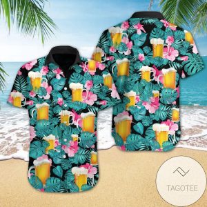 Beer Celebrates Tropical Vibes on Spirited Hawaiian Shirt