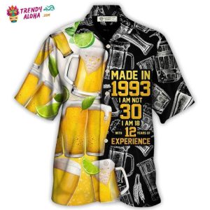 Beer Drinking Beer So Cool Made In 1993 Hawaiian Shirt – Trendy KLA