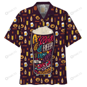 Beer Hawaiian Shirt A Pint Of Beer A Day Keeps The Doctor Away KLA Shirt