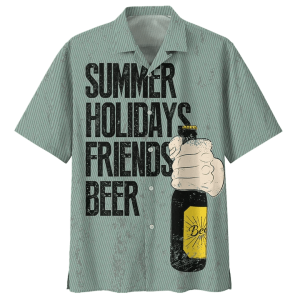 Beer Hawaiian Shirt Summer Holidays Friends Beer KLA Shirt Beer Hawaii Shirt