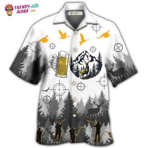 Beer I Like Beer And Hunting And Maybe 3 People Hawaiian Shirt – Trendy KLA