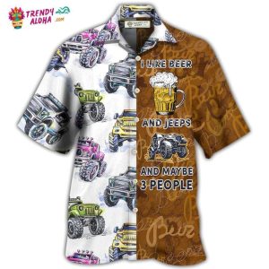 Beer I Like Beer And Jeeps Hawaiian Shirt – Trendy KLA