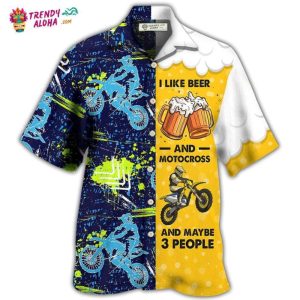 Beer I Like Beer And Motocross Hawaiian Shirt – Trendy KLA