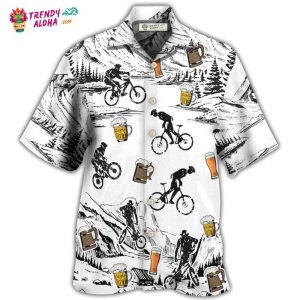 Beer I Like Beer And Moutain Bikes Hawaiian Shirt – Trendy KLA